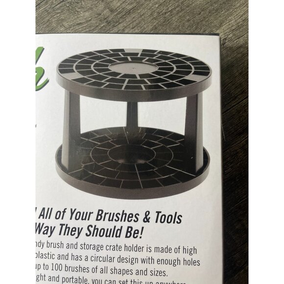 Multi-Bin Artist Brush Crate Organizer - 49 Openings for Pens/Pencils - Picture 4 of 7